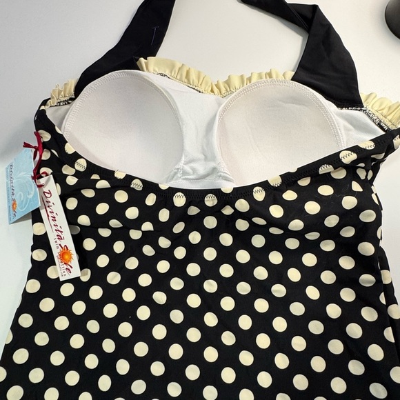 Divinita Sole polk a dot Tankini large - Picture 4 of 10